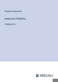 Paperback American Problems: in large print Book
