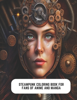 Paperback Steampunk Coloring Book for Fans of Anime and Manga: Travel Through Steampunk Worlds Book