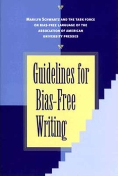 Paperback Guidelines for Biasfree Writing Book