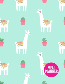 Meal Planner: Cute Year 365 Daily - 52 Week Calendar Meal Planner Daily Weekly and Monthly For Track & Plan Your Meals Food Planning | Large 8.5 x 11 Inch | 110 Pages - AXL 0009123