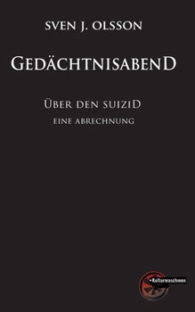 Paperback Gedächtnisabend: Über den Suizid. Eine Abrechnung. [German] Book