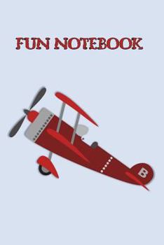 Paperback Fun Notebook: Boys Books - Mini Composition Notebook - Ages 6 -12 - Airplane Notebook Book