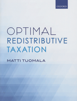 Hardcover Optimal Redistributive Taxation Book