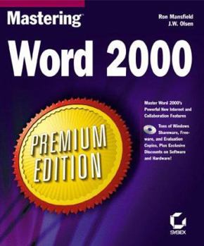 Paperback Mastering Word 2000 [With Contains Tons of Valuable Word Related Content...] Book