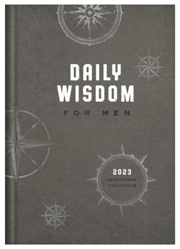 Hardcover Daily Wisdom for Men 2023 Devotional Collection Book
