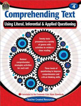 Paperback Comprehending Text Using Literal/Inferential/Applied Quest-4 Book