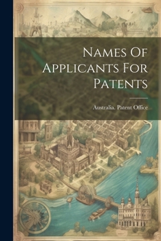 Paperback Names Of Applicants For Patents Book