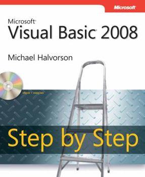 Paperback Microsoft Visual Basic 2008 Step by Step [With CDROM] Book
