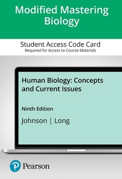 Misc. Modified Mastering Biology with Pearson Etext -- Standalone Access Card -- For Human Biology: Concepts and Current Issues Book