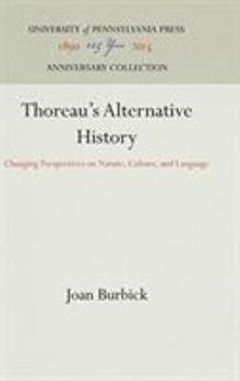 Hardcover Thoreau's Alternative History Book