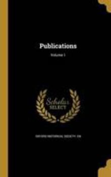Hardcover Publications; Volume 1 Book