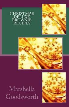 Paperback Christmas Deluxe Brownie Recipes Book