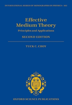 Hardcover Effective Medium Theory: Principles and Applications Book