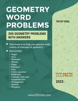 Paperback Geometry Word Problems Book