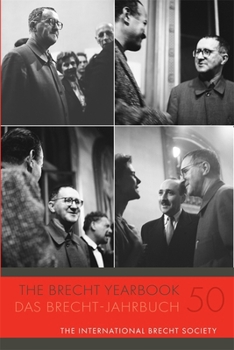 Paperback The Brecht Yearbook / Das Brecht-Jahrbuch 50 Book
