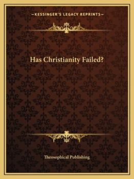 Paperback Has Christianity Failed? Book