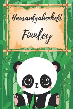 Hausaufgabenheft Finnley: personalisiertes Panda Hausaufgabenheft / Schülerplaner für 1 Schuljahr mit Wochenübersicht / mit 2x Stundenplan / DIN A 5 / 112 Seiten (German Edition)