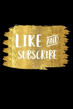 Like and Subscribe: Blank Lined Journal | Office Notebook | Writing Creativity | Meeting Notes | Documenting Quotes