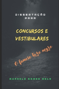 Paperback Dissertação para concursos e vestibulares: Questionários para fixação de aprendizagem [Portuguese] Book