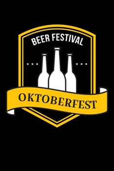 Paperback Oktoberfest Bierflaschen: 6x9 120 pages blank - Your personal Diary Book