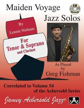 Paperback Maiden Voyage Jazz Solos: As Played by Greg Fishman, Book & Online Audio Book