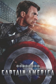 CAPTAIN AMERICA NOTEBOOK: Notebook, Organize Notes, Ideas, Follow Up, Project Management, 6" x 9" (15.24 x 22.86 cm) - 110 Pages - Durable Soft Cover - Line