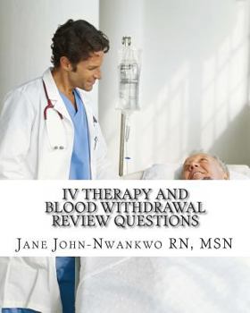 Paperback IV Therapy and Blood Withdrawal Review Questions: Intravenous Therapy and Blood Withdrawal Book