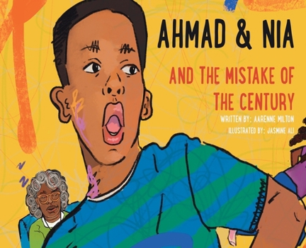 Hardcover Ahmad and Nia and the Mistake of the Century [Large Print] Book