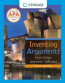 Paperback Inventing Arguments, Brief (W/ Apa7e Updates & Mla9e Update Card) Book