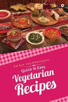 Paperback Quick N Easy Vegetarian Recipes Book