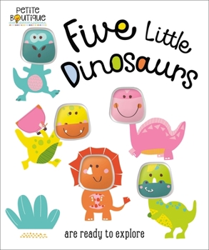 Board book Petite Boutique Five Little Dinosaurs Book