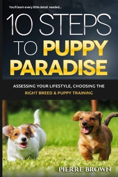 Paperback 10 Steps To Puppy Paradise Book