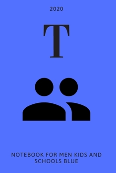T: Notebook for men, kids and schools, blue