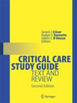 Paperback Critical Care Study Guide: Text and Review Book