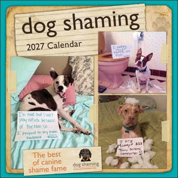 Calendar Dog Shaming 2027 Wall Calendar Book