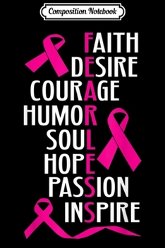 Composition Notebook: Breast Cancer Awareness Fearless Inspirational Gift  Journal/Notebook Blank Lined Ruled 6x9 100 Pages