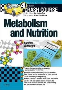 Paperback Crash Course: Metabolism and Nutrition Book