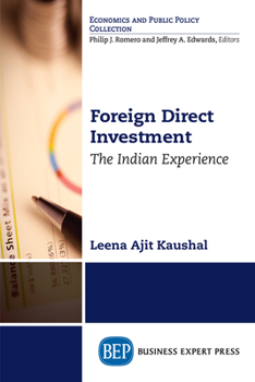 Paperback Foreign Direct Investment: The Indian Experience Book