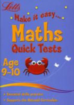 Paperback Maths Age 9-10: Quick Tests (Letts Make it Easy) Book