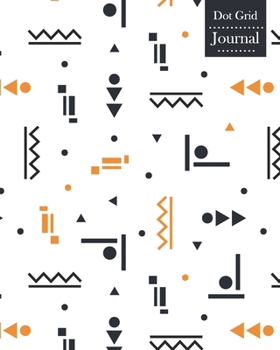 Paperback Dot Grid Journal: Notebook Planner with Unique Geometric Themed Cover Design Book