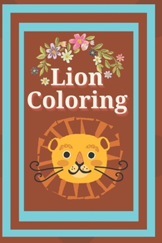 Paperback Lion Coloring Book: For kids Book