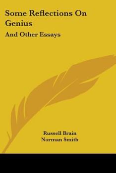 Paperback Some Reflections on Genius: And Other Essays Book
