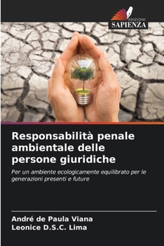 Paperback Responsabilità penale ambientale delle persone giuridiche [Italian] Book