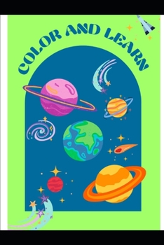 Paperback Color and Earn: Color and learn with the solar system [Spanish] Book