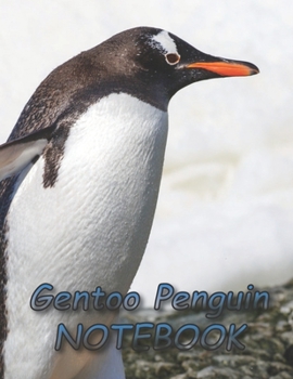 Gentoo Penguin NOTEBOOK: Notebooks and Journals 110 pages (8.5"x11")