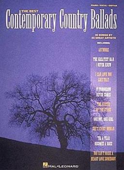 Paperback Best Contemporary Country Ballads (Songbook) Book
