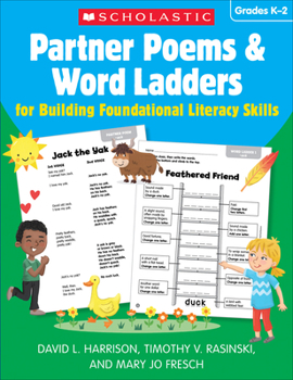 Paperback Partner Poems & Word Ladders for Building Foundational Literacy Skills: Grades K-2 Book