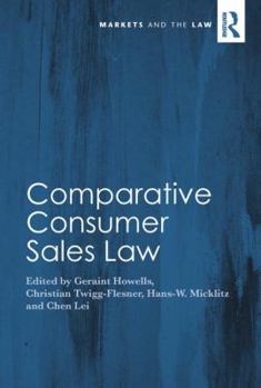 Hardcover Comparative Consumer Sales Law Book