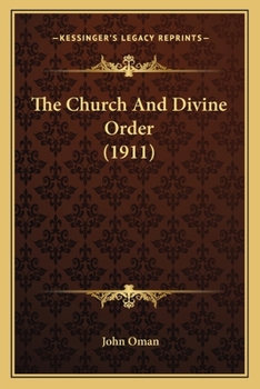 Paperback The Church And Divine Order (1911) Book