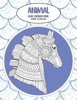 Paperback Adult Coloring Book - Under 10 Dollars - Animal Book